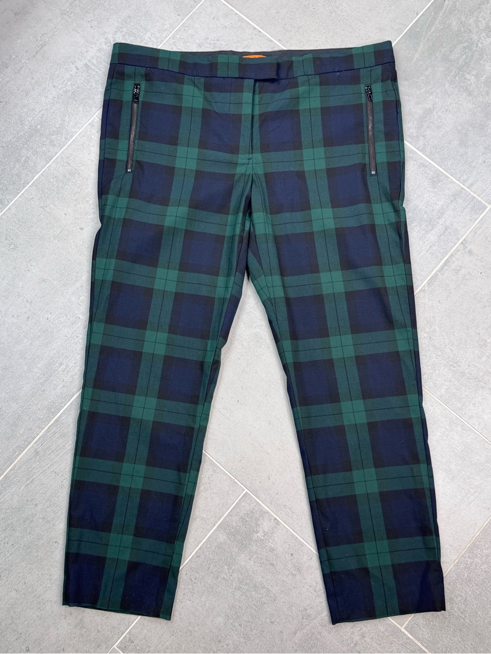 Ladies Joe Fresh Blackwatch Plaid Ankle Pants sz12